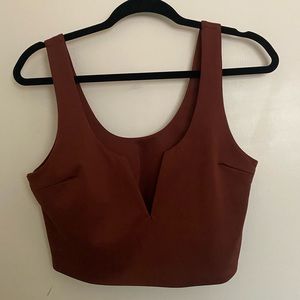 Deep V-Neck Crop Top